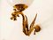 Brass Dragon Wall Light with Sphere Glass, Image 12