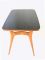 Italian Maple Dining Table with Glass Top, 1950s, Image 4