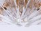 Sunburst Flush Mount in Crystal and Gilt Brass attributed to Oscar Torlasco for Stilkronen, 1970s 5