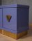 Mid-Century Violet and Brass Dry Bar, 1980s 8