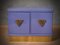 Mid-Century Violet and Brass Dry Bar, 1980s 3