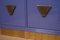 Mid-Century Violet and Brass Dry Bar, 1980s 5