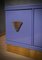 Mid-Century Violet and Brass Dry Bar, 1980s 10