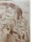 French School Artist, Attention, 6th Head, 1700s, Red Chalk on Paper, Framed 9