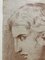 French School Artist, Attention, 6th Head, 1700s, Red Chalk on Paper, Framed 8