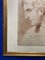French School Artist, Attention, 6th Head, 1700s, Red Chalk on Paper, Framed 3