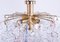 Murano Glass Flush Mount in Glass and Brass from Kalmar, 1960s 8