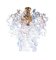Murano Glass Flush Mount in Glass and Brass from Kalmar, 1960s 1