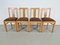 Art Deco Arts and Crafts Dining Chairs, 1930s, Set of 4 5