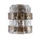 Amber Murano Glass and Chrome Wall Sconces by Carlo Nason for Mazzega, 1960s, Set of 2, Image 7