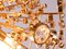 Sputnik Chandelier in Swarovski Crystal and Gilt Brass from Palwa, Germany, 1960s 4