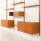 Mid-Century Scandinavian Teak Wall Unit by Torbjørn Afdal for Ringerike Møbel & Trevarefabrikk, Norway, 1960s, Image 9