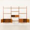 Mid-Century Scandinavian Teak Wall Unit by Torbjørn Afdal for Ringerike Møbel & Trevarefabrikk, Norway, 1960s, Image 4