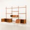 Mid-Century Scandinavian Teak Wall Unit by Torbjørn Afdal for Ringerike Møbel & Trevarefabrikk, Norway, 1960s, Image 6