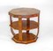 Large English Art Deco Octagonal Walnut Coffee Table with Geometric Top, 1930s 6