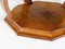 Large English Art Deco Octagonal Walnut Coffee Table with Geometric Top, 1930s 12