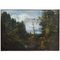 Large Animated Mountain Landscape with Architecture, Early 1700s, Oil on Canvas 1