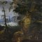 Large Animated Mountain Landscape with Architecture, Early 1700s, Oil on Canvas 2