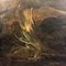 Large Animated Mountain Landscape with Architecture, Early 1700s, Oil on Canvas 7