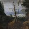 Large Animated Mountain Landscape with Architecture, Early 1700s, Oil on Canvas 6