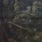 Large Animated Mountain Landscape with Architecture, Early 1700s, Oil on Canvas 12