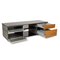 Spectral Cl 1552 Glass Wood Metal Sideboard Black Brown Grey Lowboard Mediaboard 4