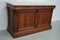 Antique French Pitch Pine and Marble Shop Counter 6