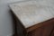 Antique French Pitch Pine and Marble Shop Counter 7