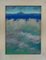 Sula Repani, Abstract Seascape, Oil Painting on Wood, 2024, Framed 1