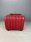 Red Leather Club 1910 Chair by Josef Hoffmann for Wittmann 7