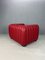 Red Leather Club 1910 Chair by Josef Hoffmann for Wittmann 6