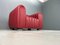 Red Leather Club 1910 Chair by Josef Hoffmann for Wittmann 8