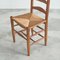 Mid-Century Oak and Rush Chairs, 1950s, Set of 6 9