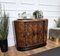 Italienischer Vintage Art Deco Barschrank aus Nussholz & Spiegelmosaik, 1940er 6
