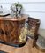 Italienischer Vintage Art Deco Barschrank aus Nussholz & Spiegelmosaik, 1940er 5
