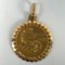 Großer Französischer Perroud Skorpion Sternzeichen Starsign 18 Karat Gelbgold Anhänger, 1930er 11