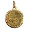 Großer Französischer Perroud Skorpion Sternzeichen Starsign 18 Karat Gelbgold Anhänger, 1930er 1