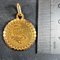 Großer Französischer Perroud Skorpion Sternzeichen Starsign 18 Karat Gelbgold Anhänger, 1930er 9