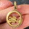 Italienischer Vintage Anhänger mit Sternzeichen Skorpion aus 18 Karat Gelbgold, 1960er 8