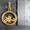 Italienischer Vintage Anhänger mit Sternzeichen Skorpion aus 18 Karat Gelbgold, 1960er 9