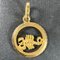 Italienischer Vintage Anhänger mit Sternzeichen Skorpion aus 18 Karat Gelbgold, 1960er 3