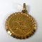 Colgante de oro amarillo de 18 kt con signo del zodiaco Libra francés Perroud, años 30, Imagen 12