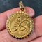 Colgante de oro amarillo de 18 kt con signo del zodiaco Libra francés Perroud, años 30, Imagen 5