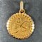 Colgante de oro amarillo de 18 kt con signo del zodiaco Libra francés Perroud, años 30, Imagen 2