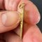 Colgante de medalla con dije del signo del zodiaco Tauro francés en oro amarillo de 18 k, años 60, Imagen 7