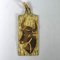 Colgante de medalla con dije del signo del zodiaco Tauro francés en oro amarillo de 18 k, años 60, Imagen 11