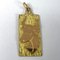 Colgante de medalla con dije del signo del zodiaco Tauro francés en oro amarillo de 18 k, años 60, Imagen 12