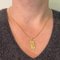 Colgante de medalla con el signo del zodiaco Ares de Capricornio francés en oro amarillo de 18 k, años 60, Imagen 4