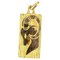 Colgante de medalla con el signo del zodiaco Ares de Capricornio francés en oro amarillo de 18 k, años 60, Imagen 1
