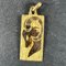 Colgante de medalla con el signo del zodiaco Ares de Capricornio francés en oro amarillo de 18 k, años 60, Imagen 2